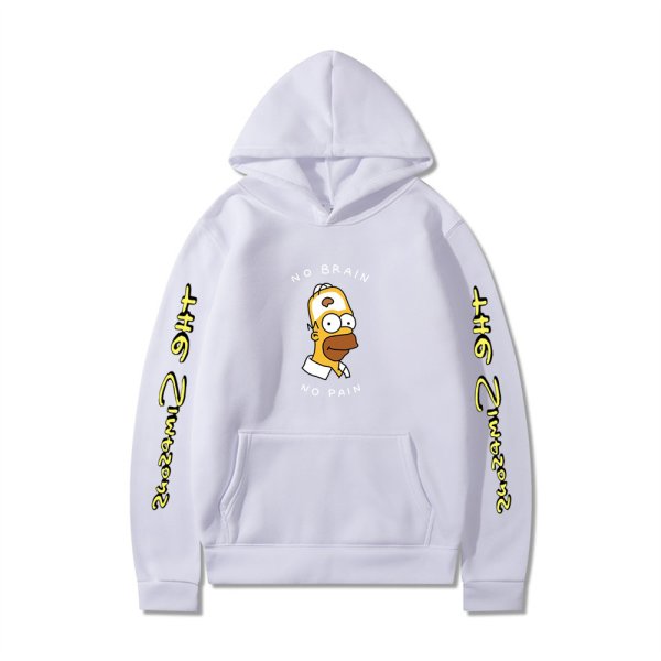 画像1: Homer Simpson Long Sleeve hoodie  即納ユニセックス 男女兼用ホーマーシンプソン長袖フーディーパーカー (1)