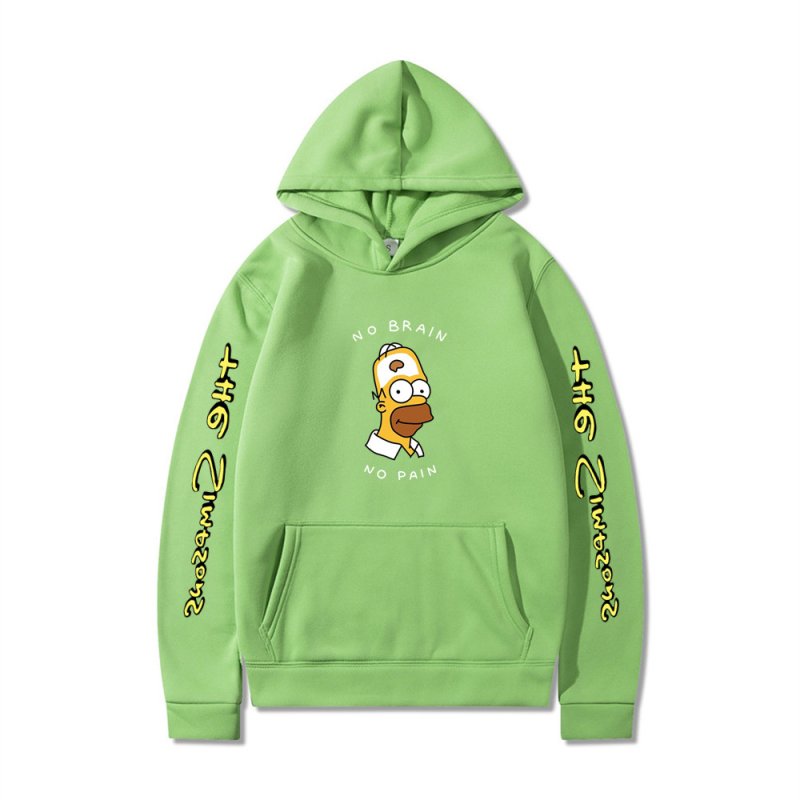画像17: Homer Simpson Long Sleeve hoodie  ユニセックス 男女兼用ホーマーシンプソン長袖フーディーパーカー (17)