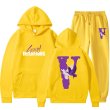 画像4: big V flying pigeon setup Hoodie and Pants Set 　ユニセックス男女兼用ビッグV＆ピジョン鳩プリント セットアップ スウェットフーディ＆パンツセット (4)