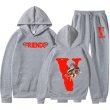 画像6: VLONE FRIENDS angel big V setup Hoodie and Pants Set 　ユニセックス男女兼用VLONEFRIENDSエンジェルビッグVプリント セットアップ スウェットフーディ＆パンツセット (6)