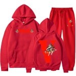 画像7: VLONE FRIENDS angel big V setup Hoodie and Pants Set 　ユニセックス男女兼用VLONEFRIENDSエンジェルビッグVプリント セットアップ スウェットフーディ＆パンツセット (7)
