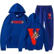 画像9: VLONE FRIENDS angel big V setup Hoodie and Pants Set 　ユニセックス男女兼用VLONEFRIENDSエンジェルビッグVプリント セットアップ スウェットフーディ＆パンツセット (9)