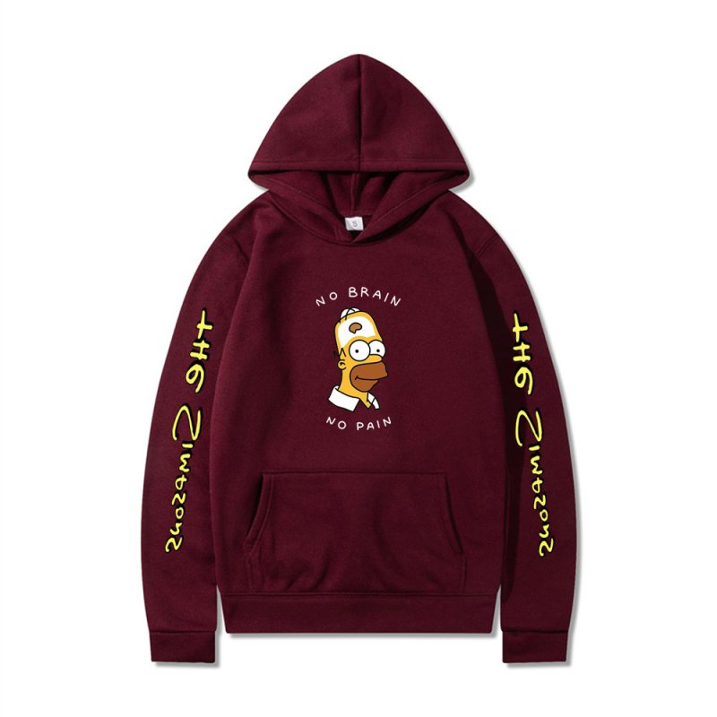 画像16: Homer Simpson Long Sleeve hoodie  ユニセックス 男女兼用ホーマーシンプソン長袖フーディーパーカー (16)