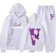 画像7: big V flying pigeon setup Hoodie and Pants Set 　ユニセックス男女兼用ビッグV＆ピジョン鳩プリント セットアップ スウェットフーディ＆パンツセット (7)