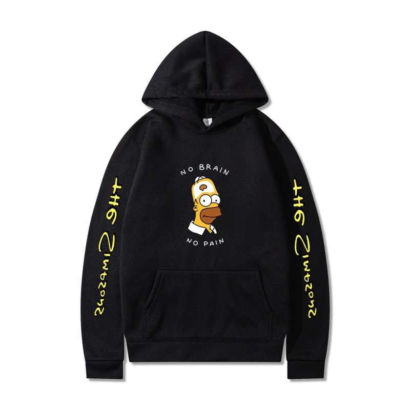 画像6: Homer Simpson Long Sleeve hoodie  ユニセックス 男女兼用ホーマーシンプソン長袖フーディーパーカー (6)
