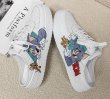 画像2: Tom and Jerry Leather Half Sneakers Slippers Sandals 　 男女兼用ユニセックストムとジェリートム＆ジェリーレザーハーフスニーカースリッパサンダルスニーカー (2)