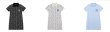 画像4:  Women's MLB NYfemale lapel full printed POLO skirt  dress  ラペルモノグラムフルプリントポロ半袖 スウェットワンピース ドレス (4)