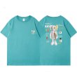 画像15: kaws Human body model short sleeve  t-shirts  　ユニセックス 男女兼用カウズハーフヒューマンボディプリントTシャツ (15)