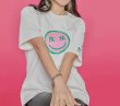 画像10: MLB NY embroidery Smile short sleeve  t-shirts  　ユニセックス 男女兼用MLB NYニューヨークヤンキーススマイルTシャツ (10)