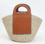 画像2: woven cabbage basket bag  tote bag　 キャベツバスケット籠かごトートバッグ ビーチバッグ (2)