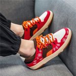 画像8: Paisley colorful lace-up sneakers　 男女兼用ユニセックス ペイズリーカラフル レースアップスニーカー (8)