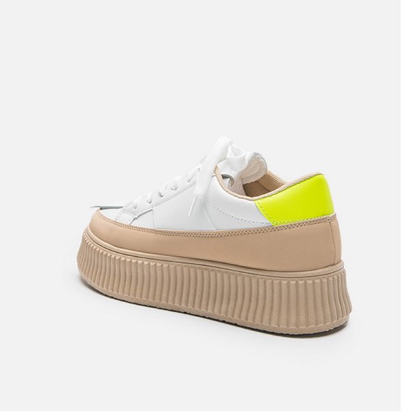 画像10: Platform lace-up sneakers　 男女兼用ユニセックス プラットフォーム厚底レースアップスニーカー (10)