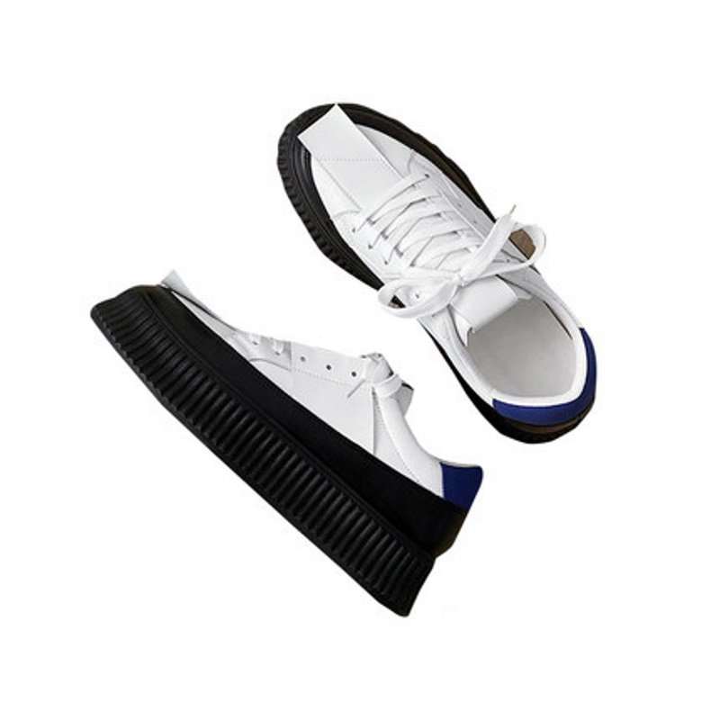 画像7: Platform lace-up sneakers  男女兼用ユニセックス プラットフォーム厚底レースアップスニーカー (7)