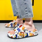 画像5: kaws x Sesame Street flip flops soft bottom sandals slippers Beach sandals 　ユニセックス男女兼用カウズツセサミーストリートフリップフロップ  シャワー ビーチ サンダル (5)