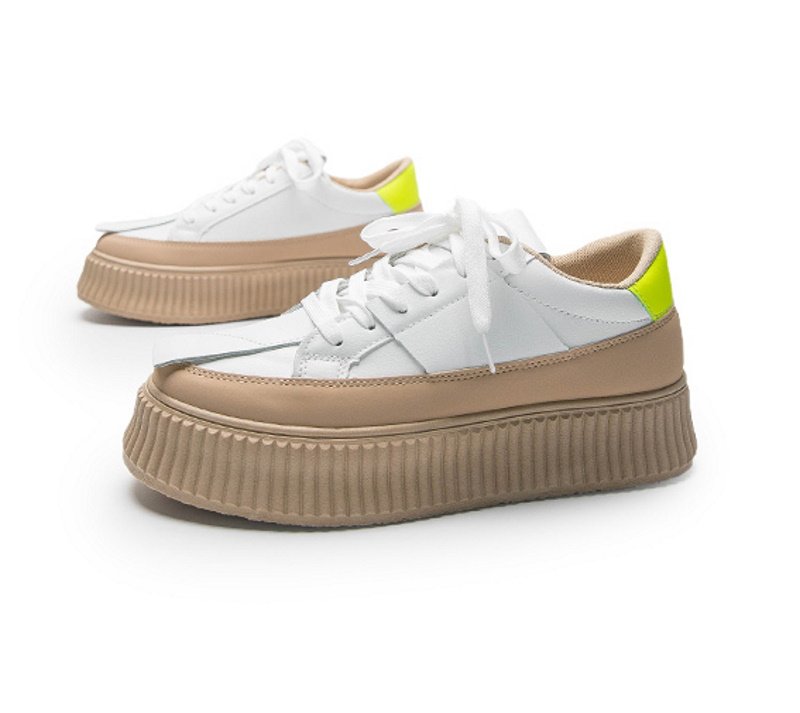 画像9: Platform lace-up sneakers  男女兼用ユニセックス プラットフォーム厚底レースアップスニーカー (9)