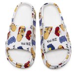 画像6: kaws x Sesame Street flip flops soft bottom sandals slippers Beach sandals 　ユニセックス男女兼用カウズツセサミーストリートフリップフロップ  シャワー ビーチ サンダル (6)