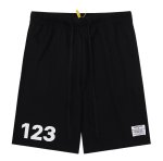 画像1: Unisex  Number 123 basic half pants 　ユニセックス １２３ナンバーベーシックハーフパンツ　ショートパンツ スウェットパンツ  (1)