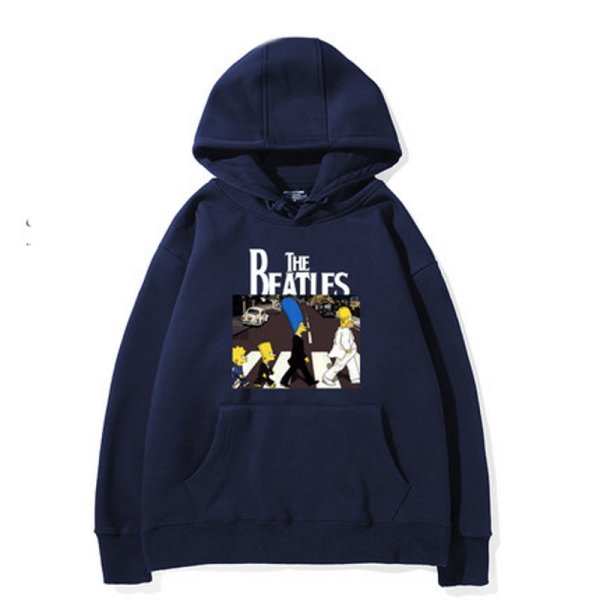 画像15: The Simpsons x Beatles Hoodie Long Sleeve hoodie  ユニセックス 男女兼用シンプソンズ×ビートルズフーディフーディーパーカー (15)