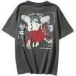 画像1: Saint Michael sleeve t-shirts  　ユニセックス 男女兼用セントマイケルプリントTシャツ (1)