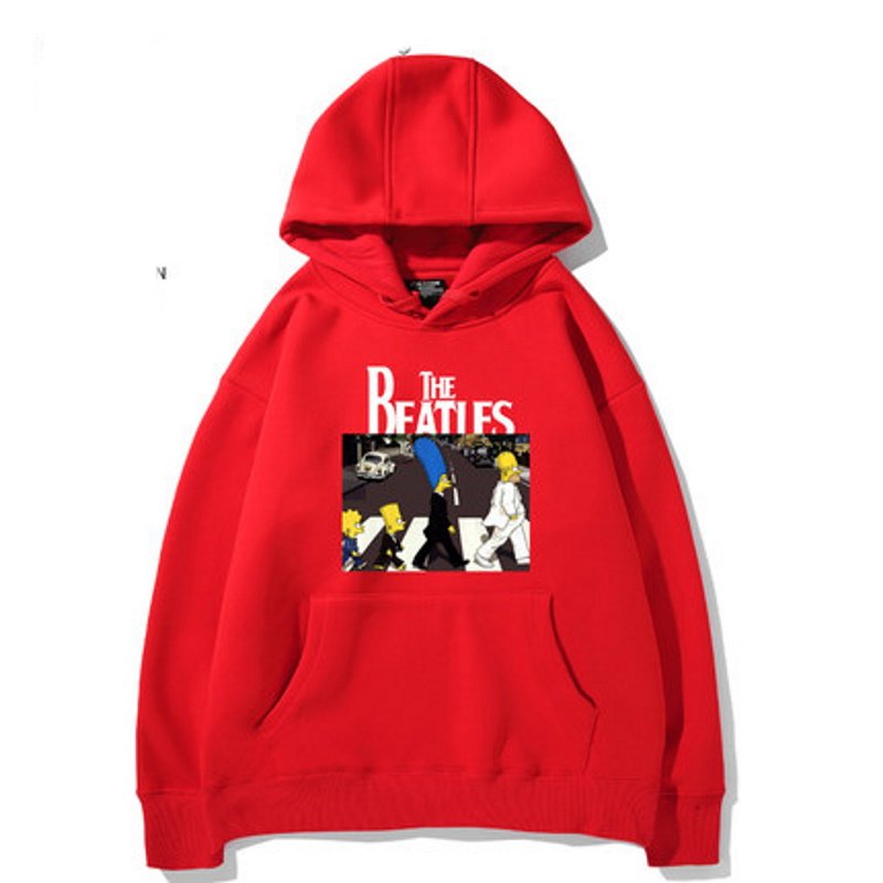 画像12: The Simpsons x Beatles Hoodie Long Sleeve hoodie  ユニセックス 男女兼用シンプソンズ×ビートルズフーディフーディーパーカー (12)