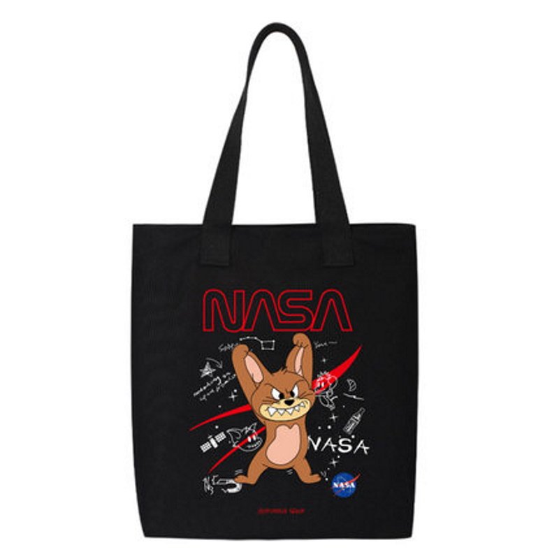 画像3: NASA x Tom and Jerry Canvas Tote Eco Bag  NASA×トムとジェリーナサ×トム&ジェリーキャンバストートエコバッグ (3)