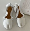画像3: women's split-toed new straps Baotou Roman sandals Pumps　スプリットトゥたびフラットサンダルパンプスシューズ  (3)