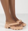 画像8: Chunky sole platform tongue sandals slippers  　ユニセックス男女兼用チャンキーソールプラットフォーム厚底トングサンダルスリッパ    (8)