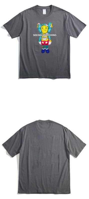 画像6: Sesame Street×kaws printing t-shirts  　ユニセックス 男女兼用セサミーストリート×カウズプリントTシャツ (6)