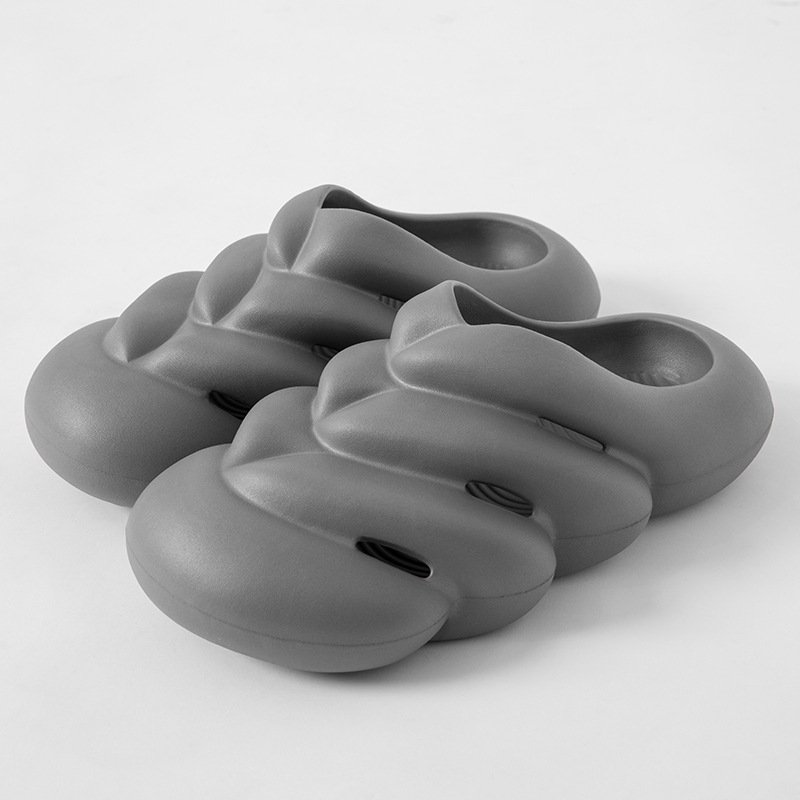 画像3: thick bottom non-slip sandals slippers Beach sandals 　ユニセックス男女兼用カラフル厚底ホールシューズフリップフロップ  シャワー ビーチ サンダル (3)