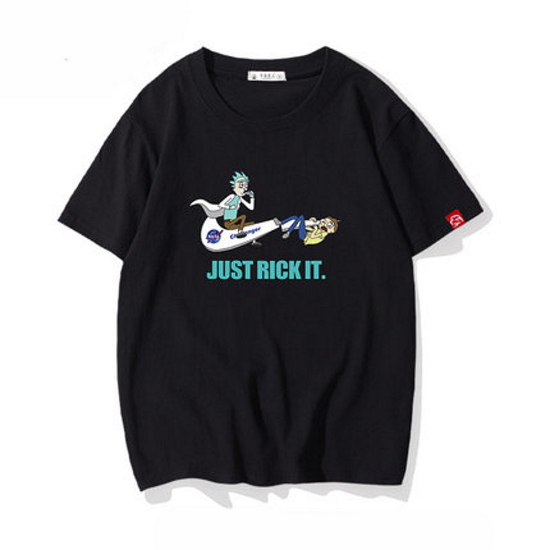 画像4: just rick it rick & morty nasa t-shirts   ユニセックス 男女兼用ナサjust rick itリック&モーティーTシャツ (4)