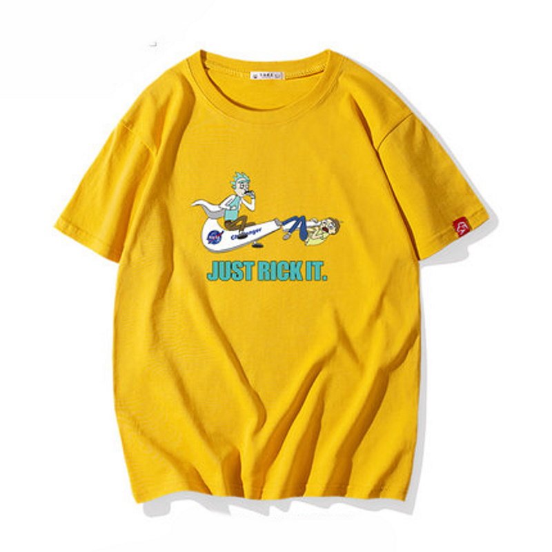 画像2: just rick it rick & morty nasa t-shirts   ユニセックス 男女兼用ナサjust rick itリック&モーティーTシャツ (2)