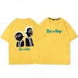 画像1:  Rick and Morty rick & morty starry t-shirts  　ユニセックス 男女兼用 リック&モーティーアニメTシャツ (1)
