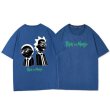 画像5:  Rick and Morty rick & morty starry t-shirts  　ユニセックス 男女兼用 リック&モーティーアニメTシャツ (5)