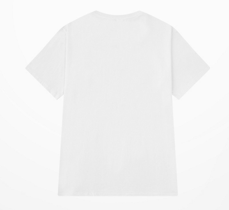 画像6: Half & Half Bear t-shirts  　ユニセックス 男女兼用ハーフ＆ハーフベア熊プリント Tシャツ (6)