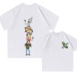画像1: Rick and Morty Cucumber t-shirts  　ユニセックス 男女兼用リックとモーティきゅうりプリント Tシャツ (1)