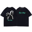 画像4:  Rick and Morty rick & morty starry t-shirts  　ユニセックス 男女兼用 リック&モーティーアニメTシャツ (4)