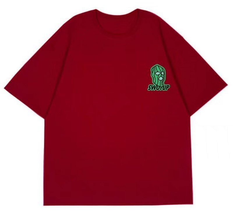 画像6: Mask Man One Point T-shirt ユニセックス 男女兼用マスクマンワンポイント Tシャツ (6)