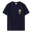 画像8: Skull bart simpson printing t-shirts  　ユニセックス 男女兼用スカル髑髏バートシンプソンプリントTシャツ (8)