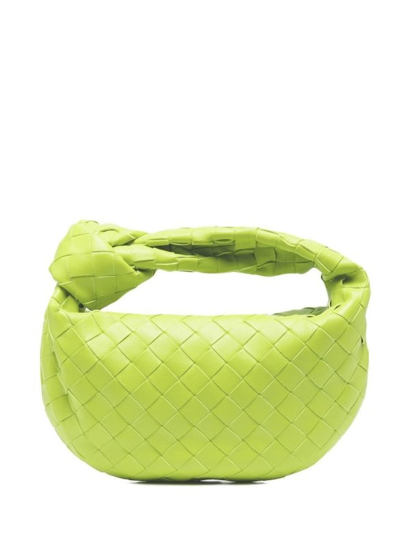 画像4: Woman’s Braided mesh tote clutch bag  intrecciato bag  イントレチャート 編み込みメッシュトートクラッチフレンチバッグ (4)