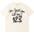 画像2: RRR123l rainbow gluttonous snake printT-shirts  ユニセックス男女兼用123lレインボーグラフィック Tシャツ (2)