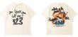 画像3: RRR123l rainbow gluttonous snake printT-shirts  ユニセックス男女兼用123lレインボーグラフィック Tシャツ (3)