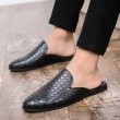 画像6: Baotou mesh style half sandals slippers　メンズメッシュスタイルレザーハーフスリッパサンダル (6)
