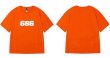 画像5: simple 686 rogo printing top printing t-shirts  　ユニセックス 男女兼用686ナンバープリントTシャツ (5)