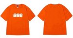 画像5: simple 686 rogo printing top printing t-shirts  　ユニセックス 男女兼用686ナンバープリントTシャツ (5)