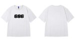画像8: simple 686 rogo printing top printing t-shirts  　ユニセックス 男女兼用686ナンバープリントTシャツ (8)