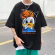 画像3: Angry Donald Luck printing t-shirts  　ユニセックス 男女兼用アングリードナルドダックプリントTシャツ (3)