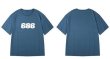 画像3: simple 686 rogo printing top printing t-shirts  　ユニセックス 男女兼用686ナンバープリントTシャツ (3)