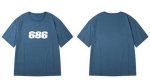 画像3: simple 686 rogo printing top printing t-shirts  　ユニセックス 男女兼用686ナンバープリントTシャツ (3)