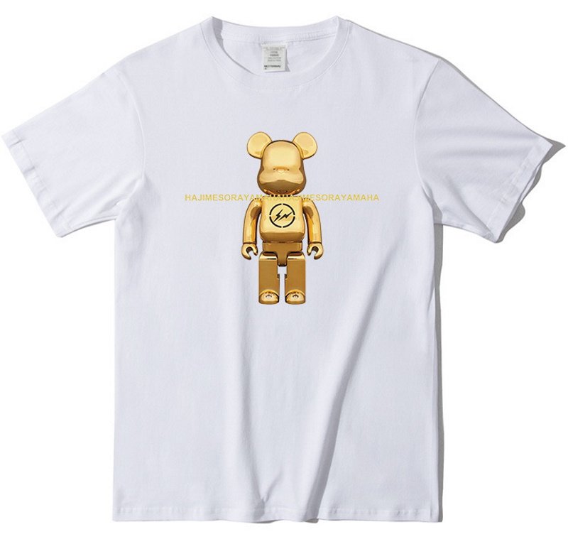 golden bear kaws printing t-shirts ユニセックス 男女兼用