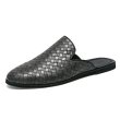 画像2: Baotou mesh style half sandals slippers　メンズメッシュスタイルレザーハーフスリッパサンダル (2)